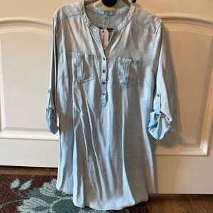 New - She & Sky - soft material - soft denim